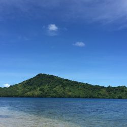 A Island beach in the South Fiji Basin.