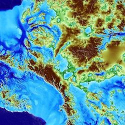 An international team of glaciologists created a map showing the contours of the land beneath Antarctica’s ice sheet