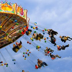 Fairground chair swing ride