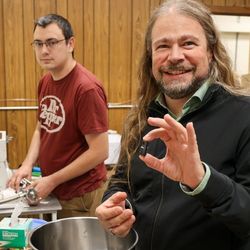 Physicist Patrick Huber looks for traces of dark matter in ancient rocks.