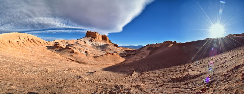 Mars or Earth landscape. 