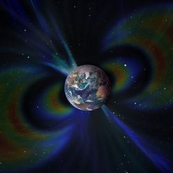 Earth's magnetic field and poles