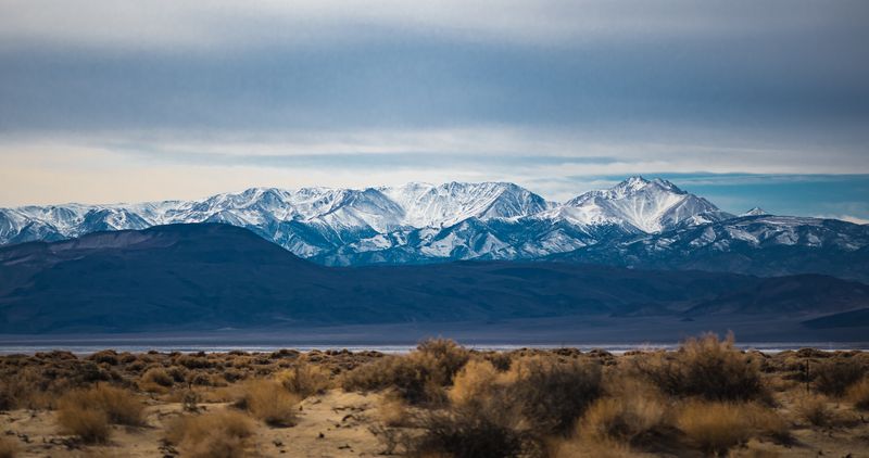 The mountainous landscape of Esmeralda County in Nevada could 