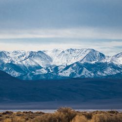 The mountainous landscape of Esmeralda County in Nevada could 