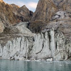 It looks like an ordinary glacier, but a month after this image was taken rock sliding down this slope produced one of the most remarkable events ever detected.