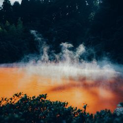 Oita, Japan : Akaike hell at Beppu Jigoku Meguri 