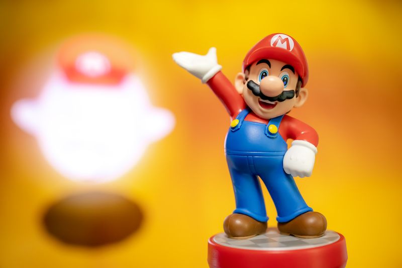 Super Mario Bros figure character.