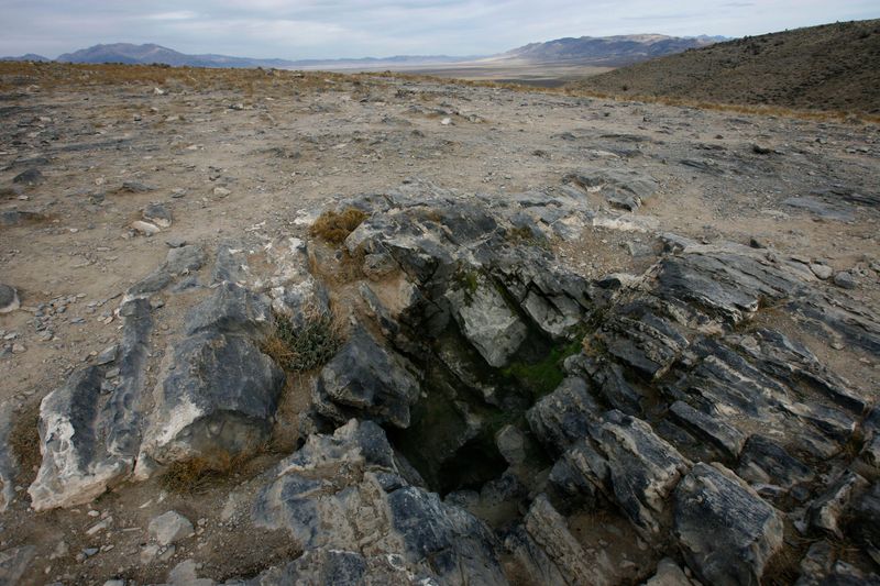 The entrance to the Nutty Putty cave in Utah, which was famously closed to cavers after a fatal accident in 2009 