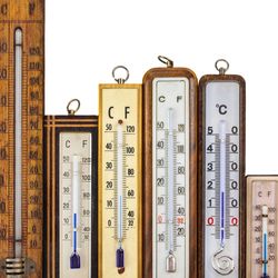 Set of retro thermometers 