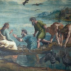 The Miraculous Draft of Fishes by Raphael