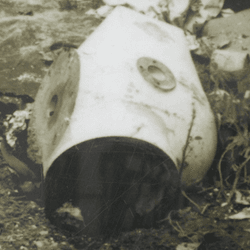 The radioactive source involved in the 1987 Goiânia Accident.