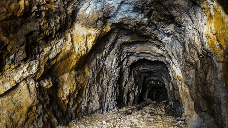 An abandoned uranium mine.