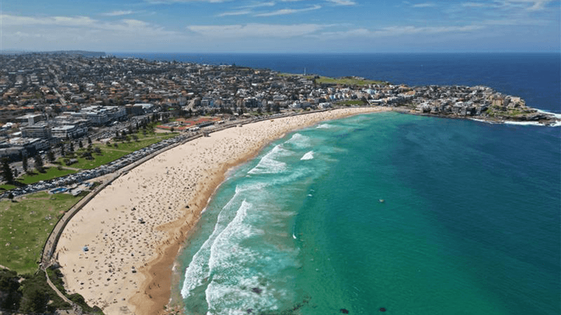 Bondi beach in Sydney.