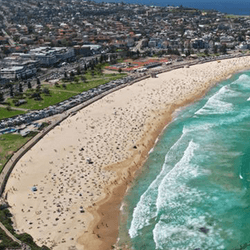 Bondi beach in Sydney.