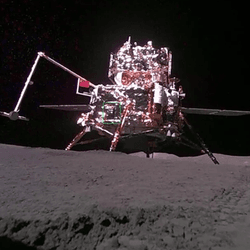 Chang’e-6 lander on the far side of the Moon.