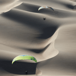 Extreme botany paramotorists