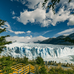 The Perito Moreno Glacier in Los Glaciares National Park, located in the deep southwest of Argentina