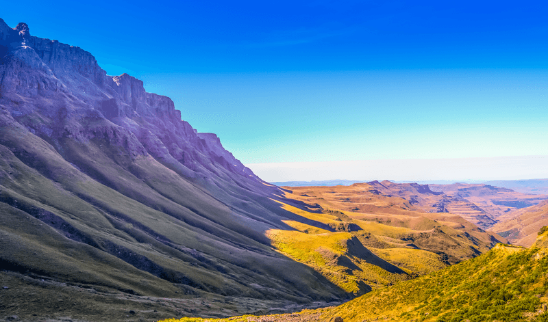 Sani Pass is a mountain pass located border of South Africa and Lesotho.