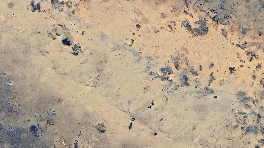 Cycloidal marks in the Australian outback.