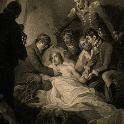 nelson dying on the quarter deck aboard HMS victory