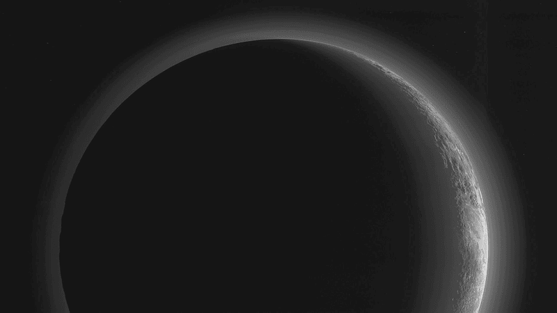 Pluto, captured by New Horizons.