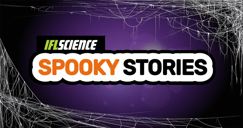 iflscience spooky stories on a purple background