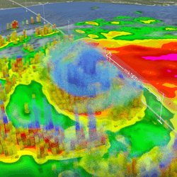 Hurricane Milton visualized by NASA.