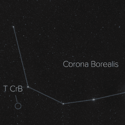 The constellation Corona Borealis