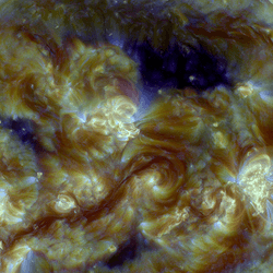 The Sun as it is today, during the solar maximum period.