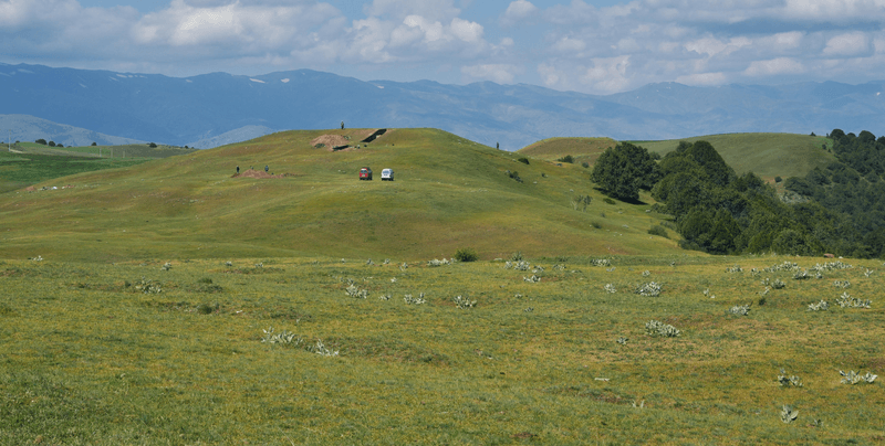 Today Tugunbulak looks like a series of mounds that could be natural, but these hide what was once one of the largest high altitude cities in the world.